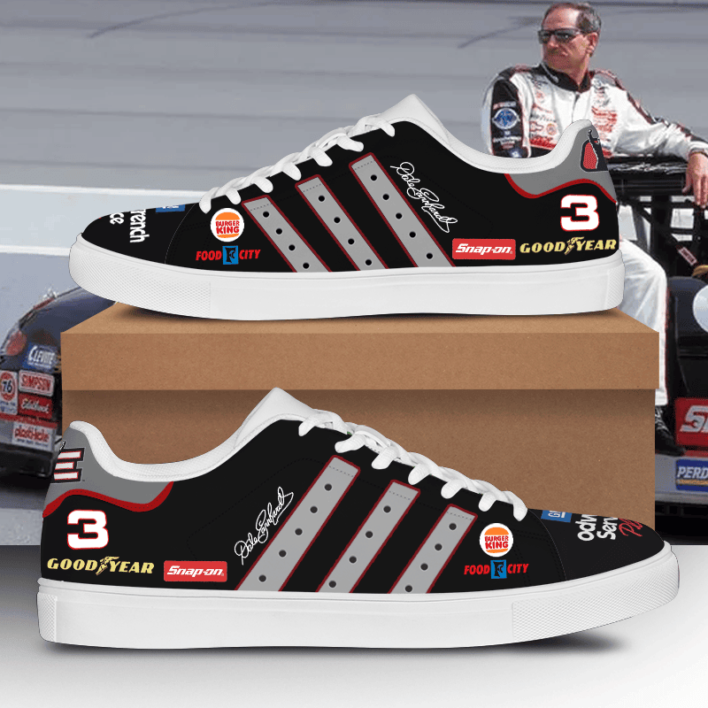 Ideafootwear Dale Earnhardt Skate Stan Shoes Sneakes For Men And Women 1