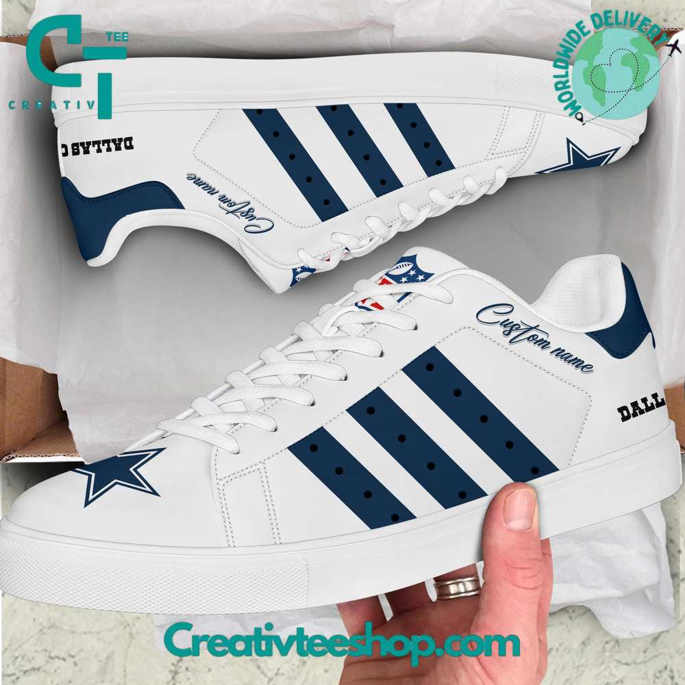 Ideafootwear Dallas Cowboy Skate Stan Shoes Sneakes For Men And Women 1