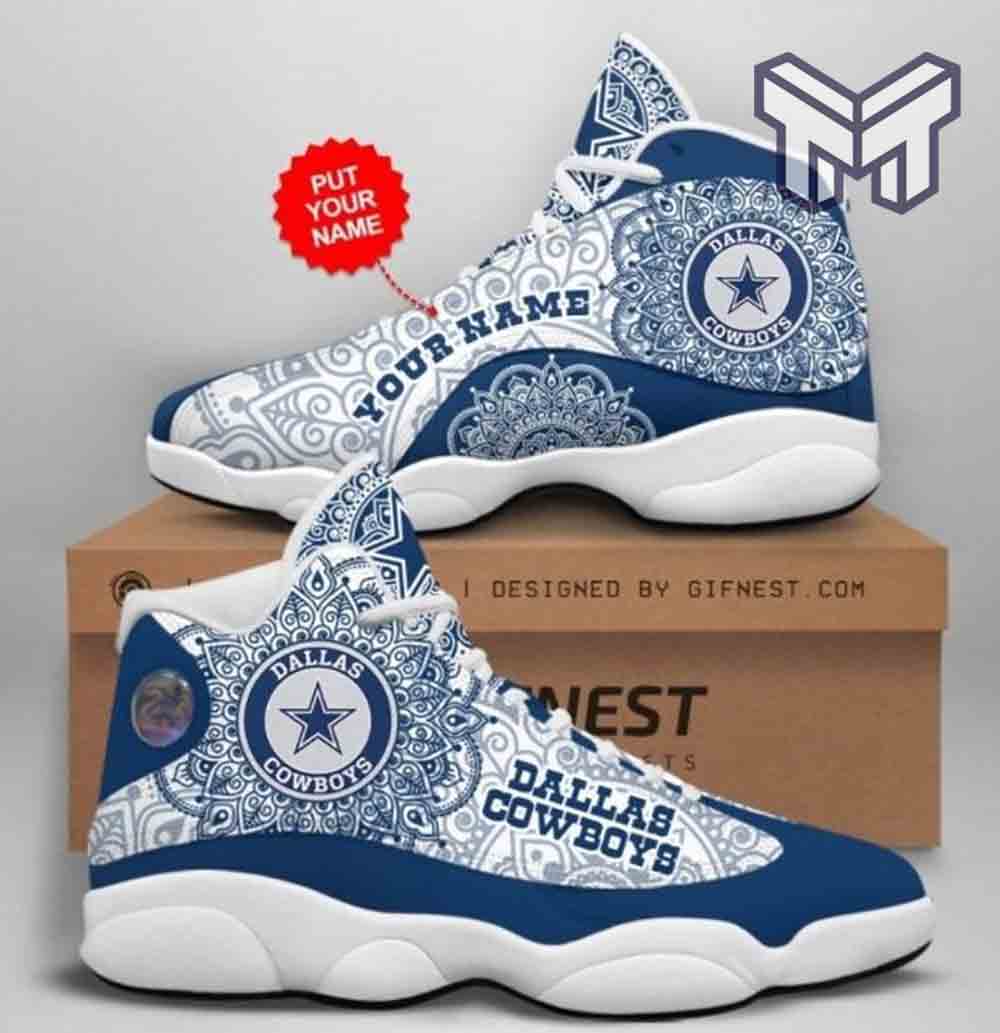 Ideafootwear Dallas Cowboys AJ13 Sneakers Shoes For Men And Women 3