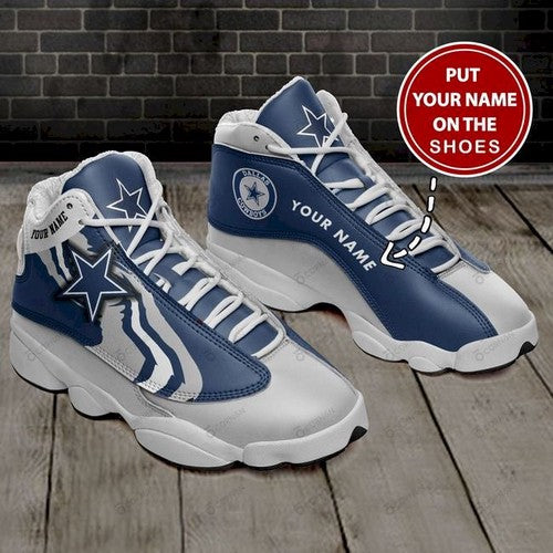 Ideafootwear Dallas Cowboys AJ13 Sneakers Shoes For Men And Women 20