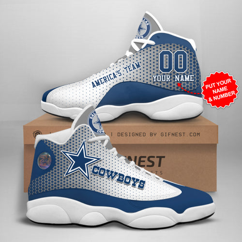 Ideafootwear Dallas Cowboys AJ13 Sneakers Shoes For Men And Women 18