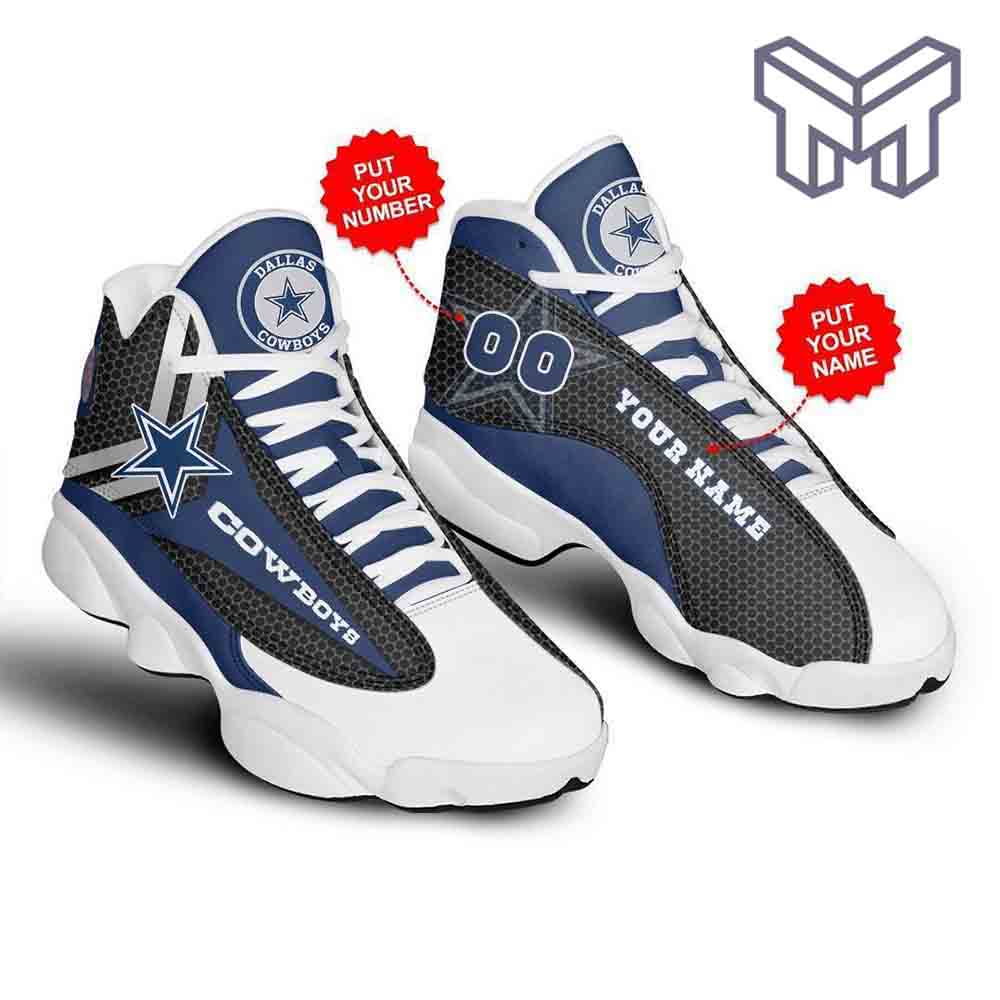 Ideafootwear Dallas Cowboys AJ13 Sneakers Shoes For Men And Women 11