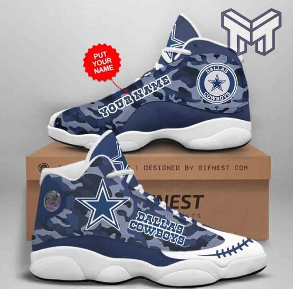 Ideafootwear Dallas Cowboys AJ13 Sneakers Shoes For Men And Women 10