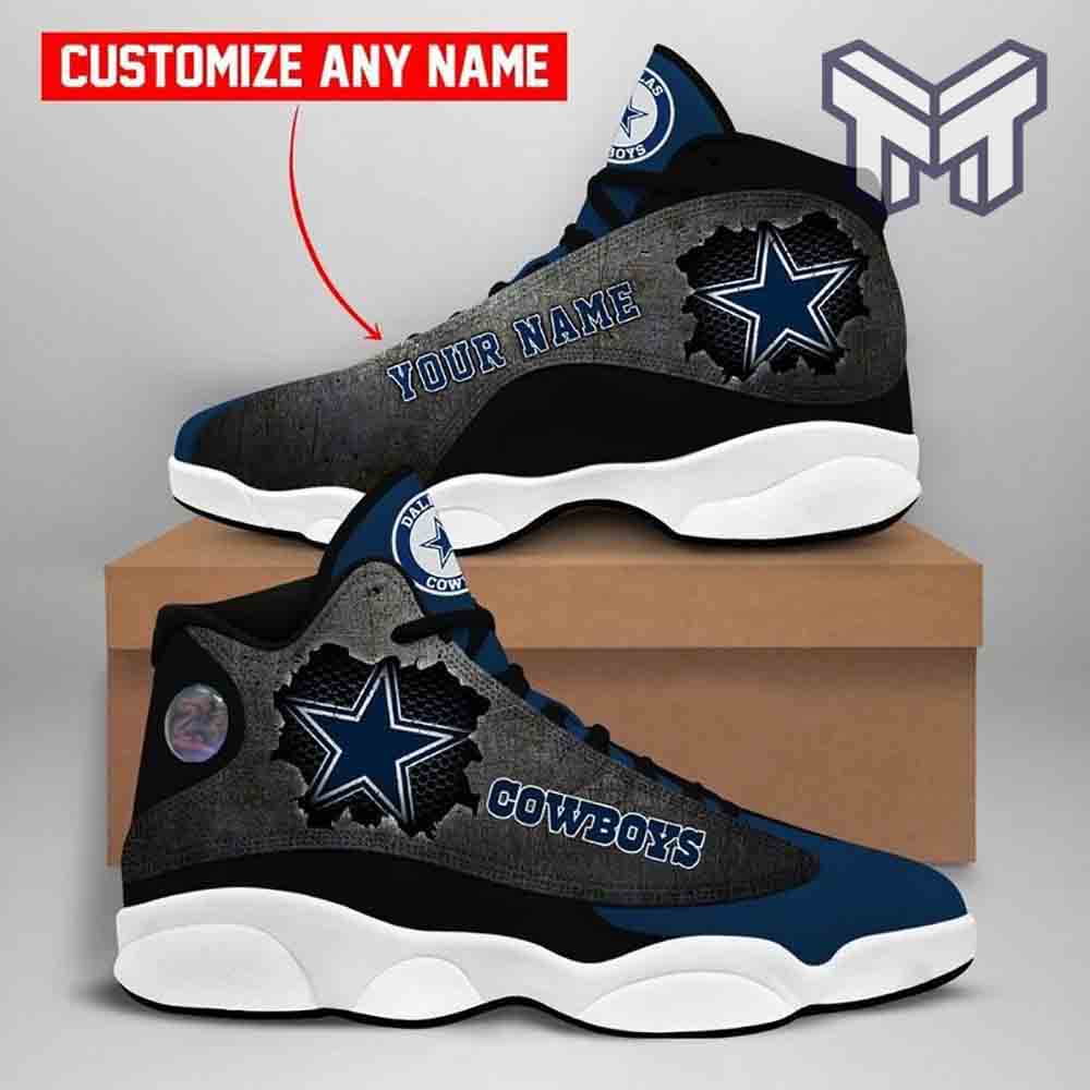 Ideafootwear Dallas Cowboys AJ13 Sneakers Shoes For Men And Women 8
