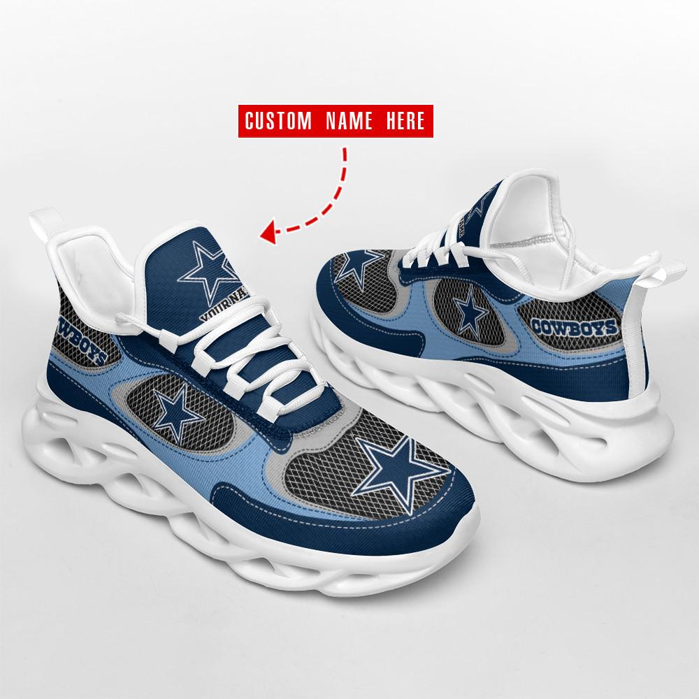 Ideafootwear Dallas Cowboys Max Soul Shoes Sneakers For Men And Women 226