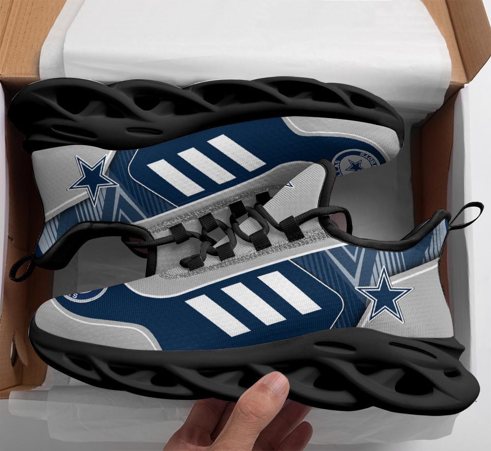 Ideafootwear Dallas Cowboys Max Soul Shoes Sneakers For Men And Women 130