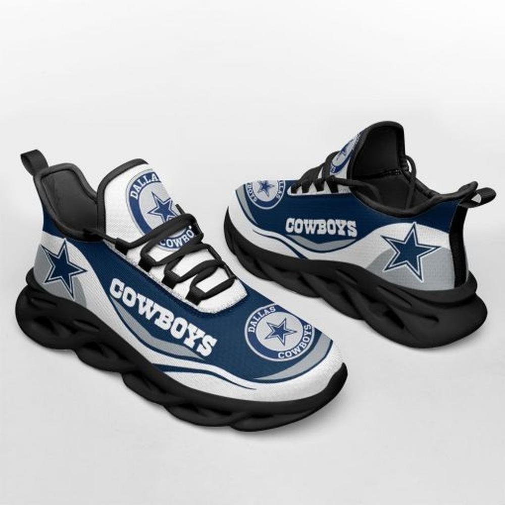 Ideafootwear Dallas Cowboys Max Soul Shoes Sneakers For Men And Women 37