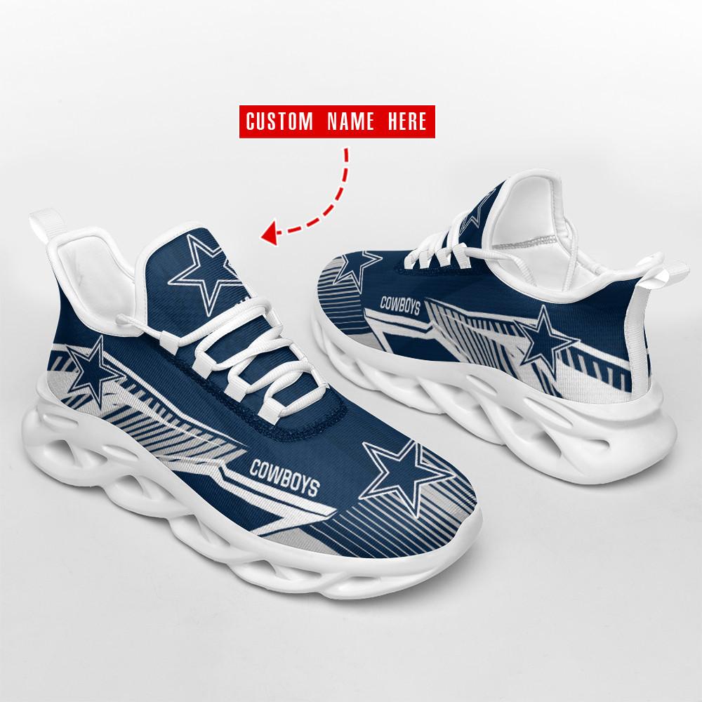 Ideafootwear Dallas Cowboys Max Soul Shoes Sneakers For Men And Women 207