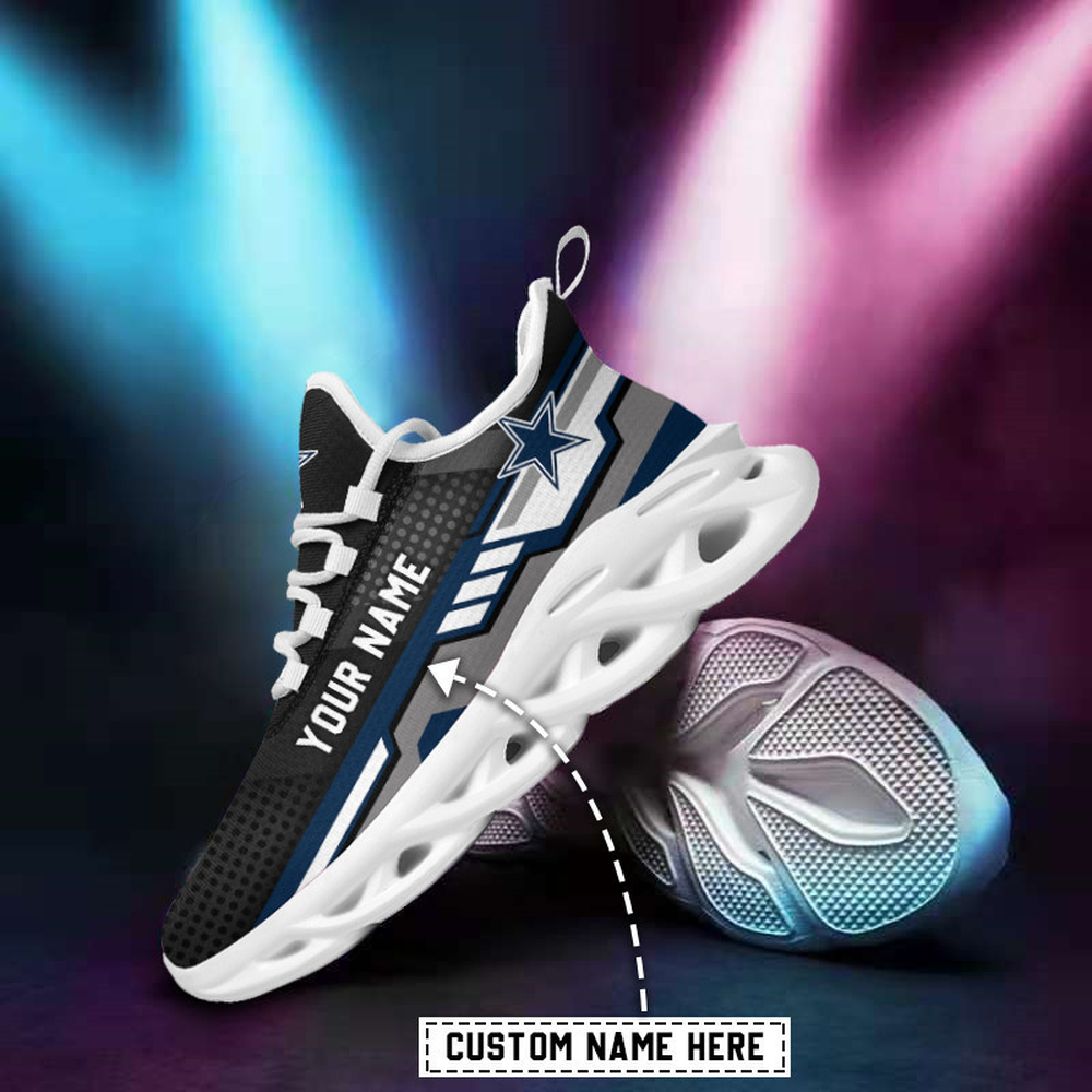 Ideafootwear Dallas Cowboys Max Soul Shoes Sneakers For Men And Women 180