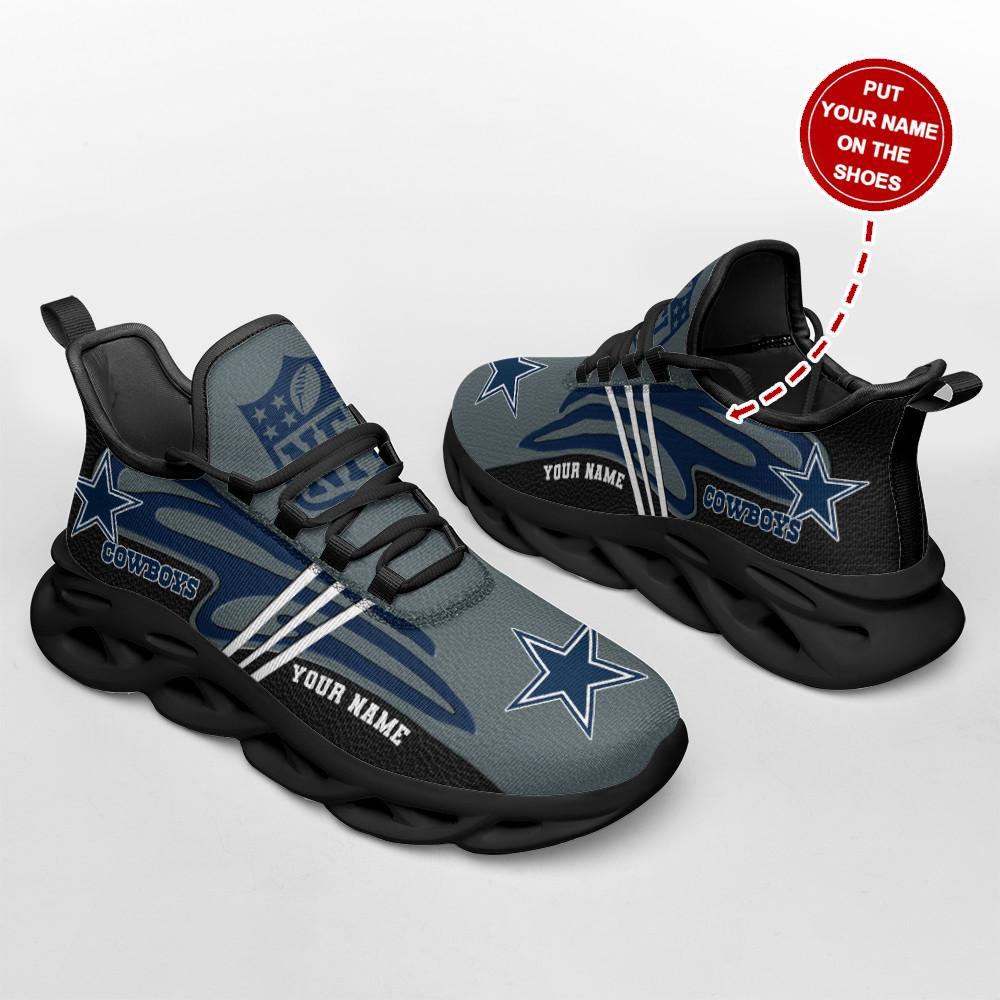 Ideafootwear Dallas Cowboys Max Soul Shoes Sneakers For Men And Women 211