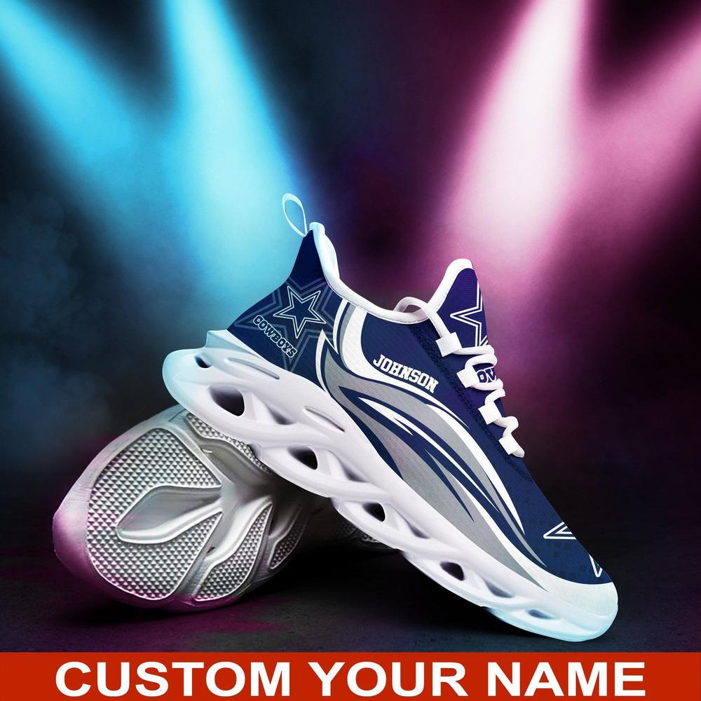 Ideafootwear Dallas Cowboys Max Soul Shoes Sneakers For Men And Women 233