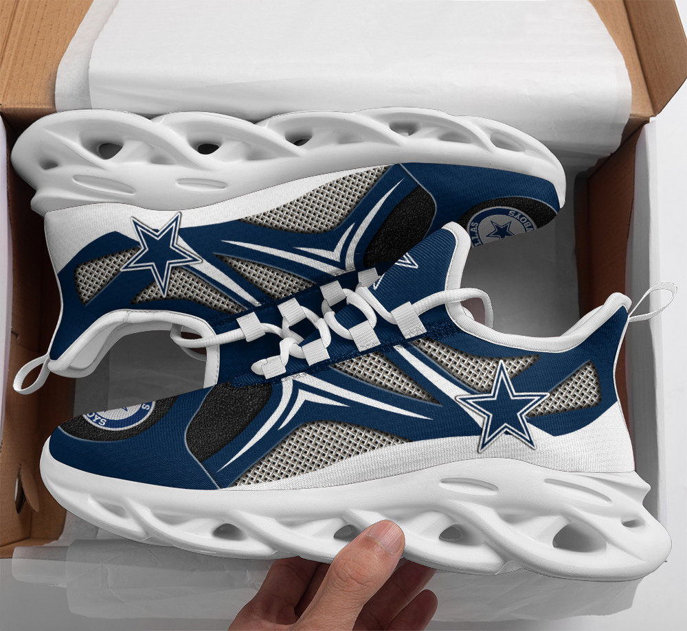 Ideafootwear Dallas Cowboys Max Soul Shoes Sneakers For Men And Women 119