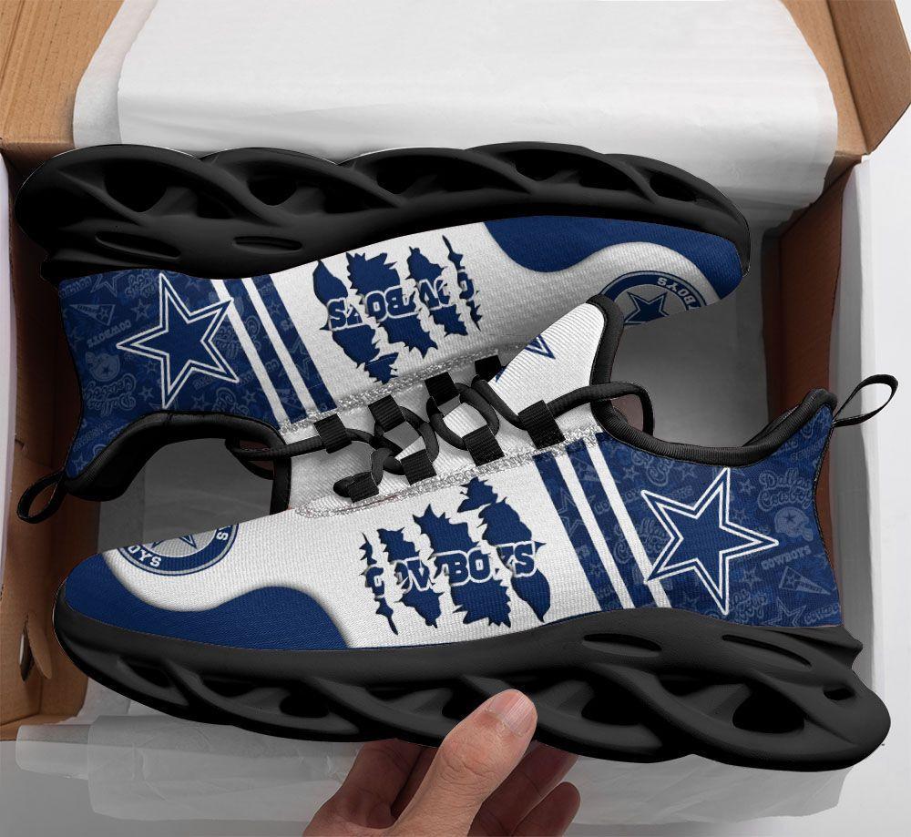 Ideafootwear Dallas Cowboys Max Soul Shoes Sneakers For Men And Women 4