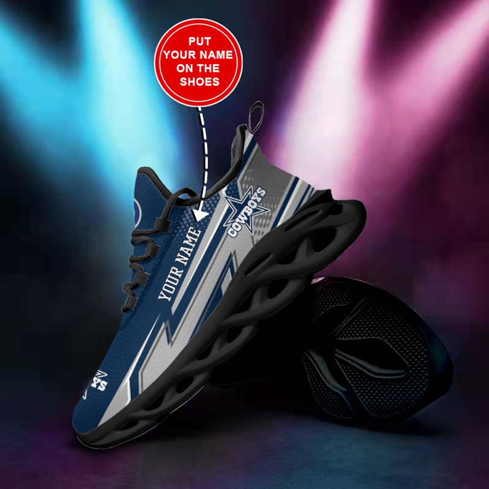 Ideafootwear Dallas Cowboys Max Soul Shoes Sneakers For Men And Women 167