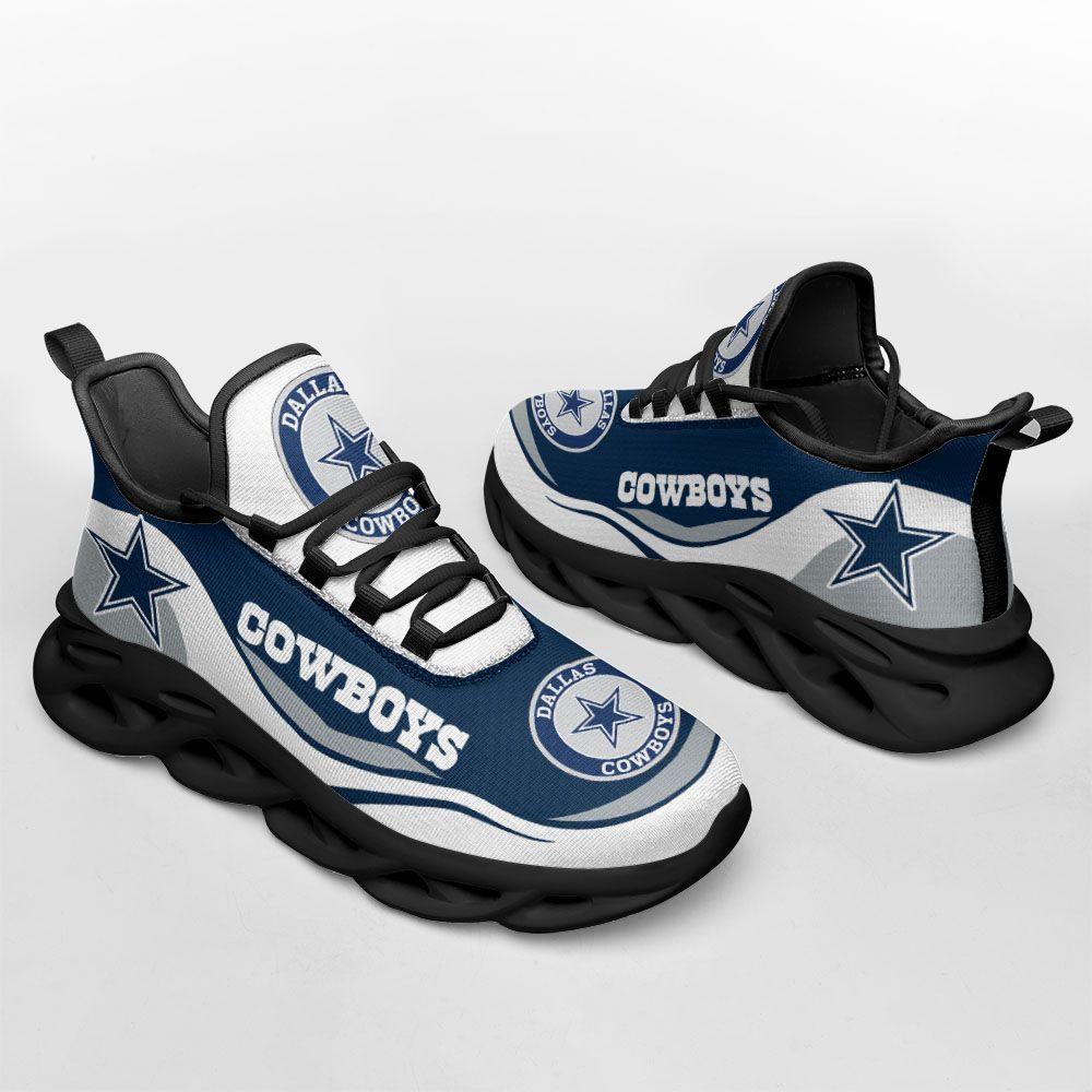 Ideafootwear Dallas Cowboys Max Soul Shoes Sneakers For Men And Women 37