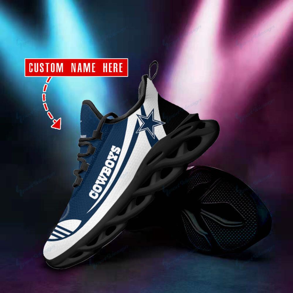 Ideafootwear Dallas Cowboys Max Soul Shoes Sneakers For Men And Women 217