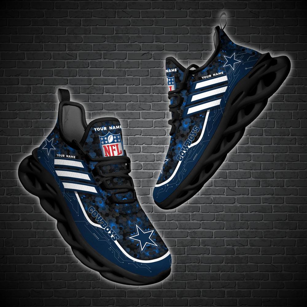 Ideafootwear Dallas Cowboys Max Soul Shoes Sneakers For Men And Women 263