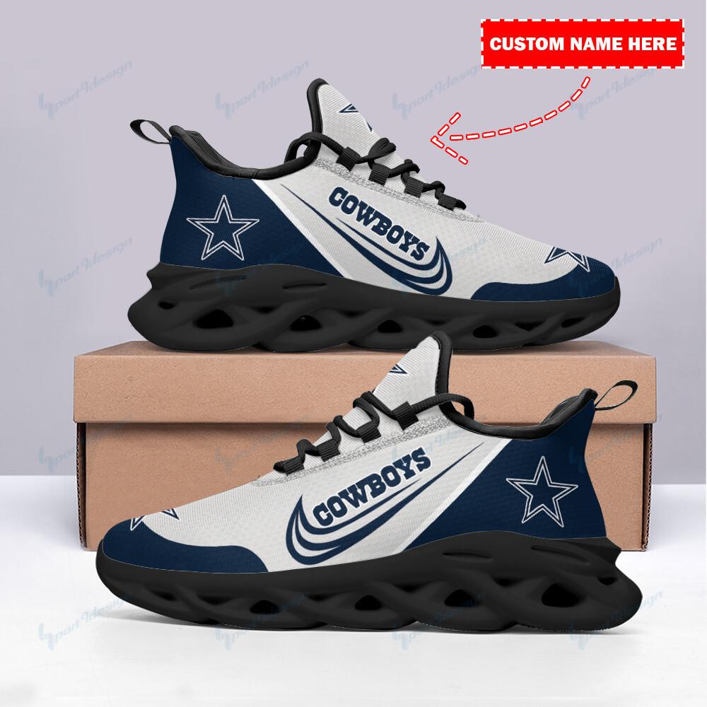 Ideafootwear Dallas Cowboys Max Soul Shoes Sneakers For Men And Women 197