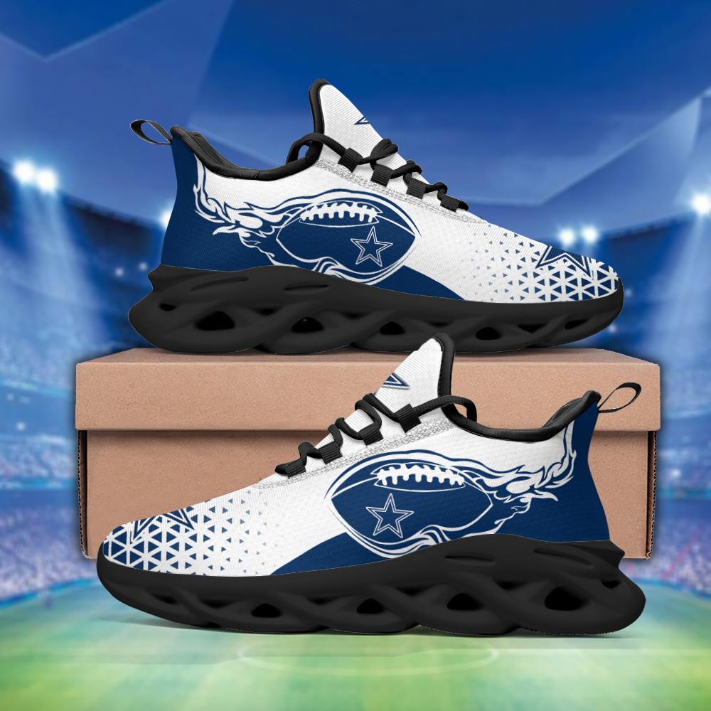 Ideafootwear Dallas Cowboys Max Soul Shoes Sneakers For Men And Women 118