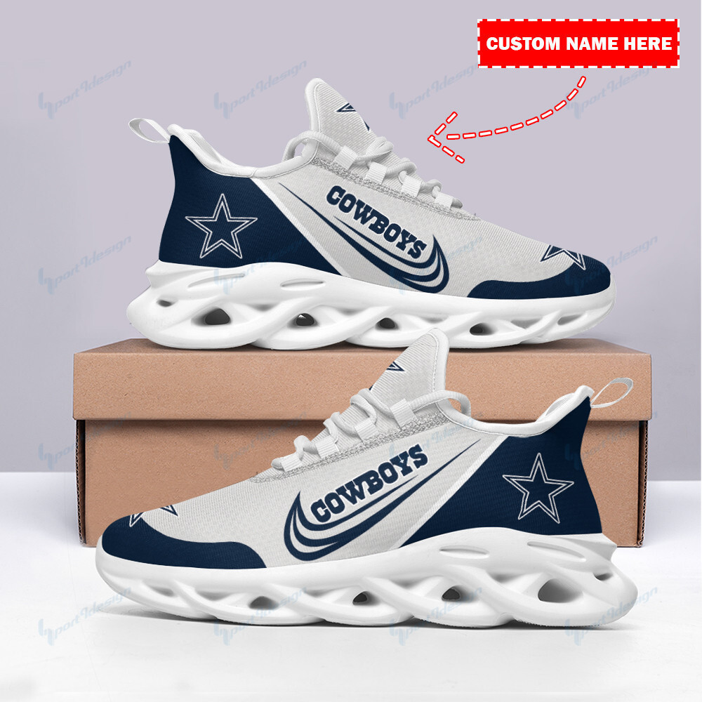 Ideafootwear Dallas Cowboys Max Soul Shoes Sneakers For Men And Women 197