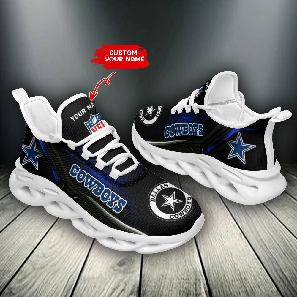 Ideafootwear Dallas Cowboys Max Soul Shoes Sneakers For Men And Women 208