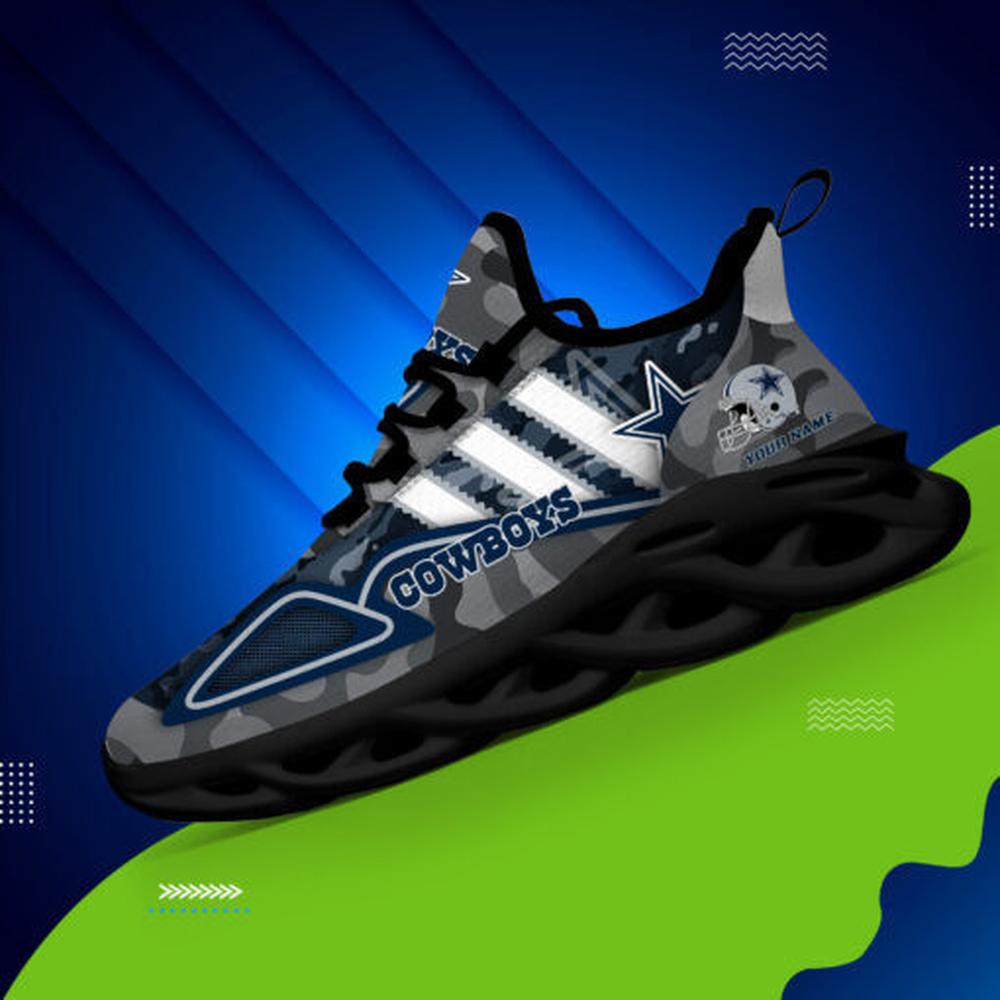 Ideafootwear Dallas Cowboys Max Soul Shoes Sneakers For Men And Women 170