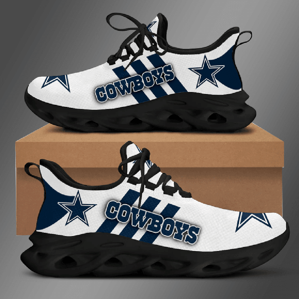 Ideafootwear Dallas Cowboys Max Soul Shoes Sneakers For Men And Women 28
