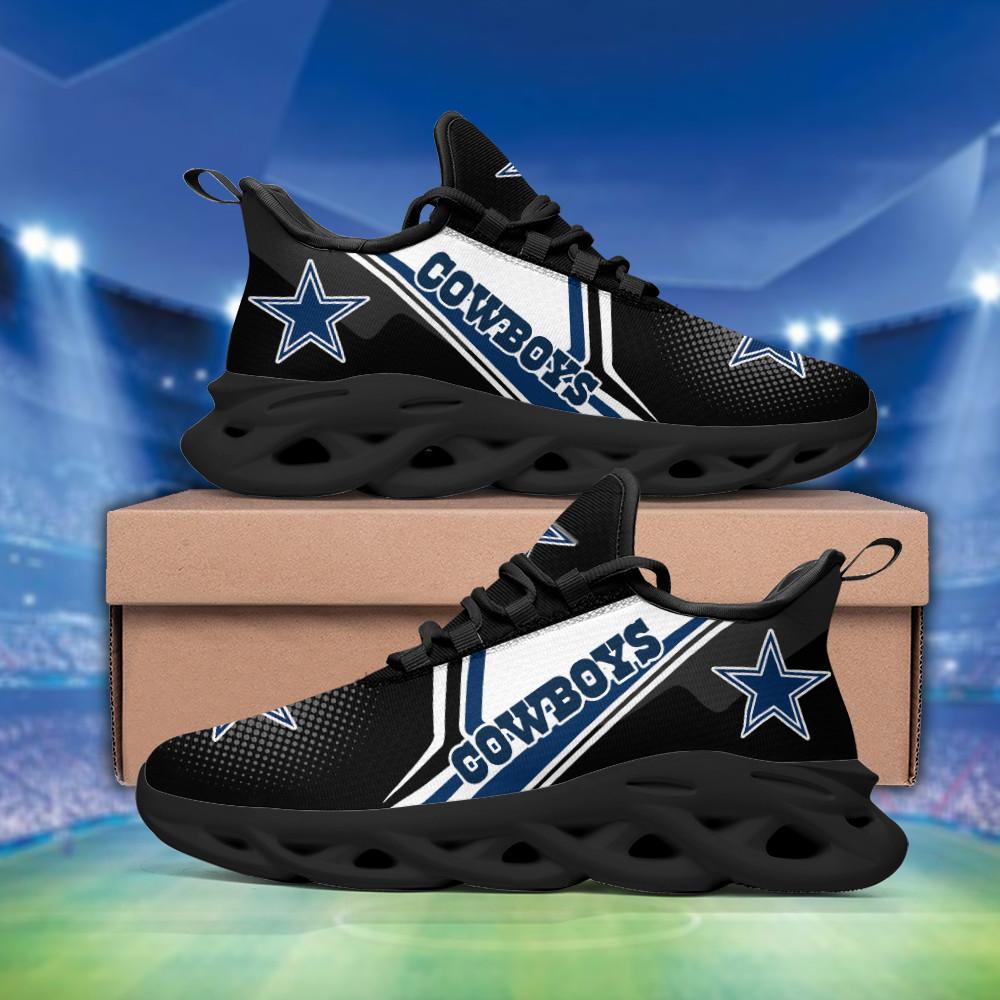 Ideafootwear Dallas Cowboys Max Soul Shoes Sneakers For Men And Women 112