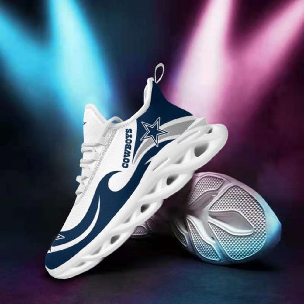 Ideafootwear Dallas Cowboys Max Soul Shoes Sneakers For Men And Women 285