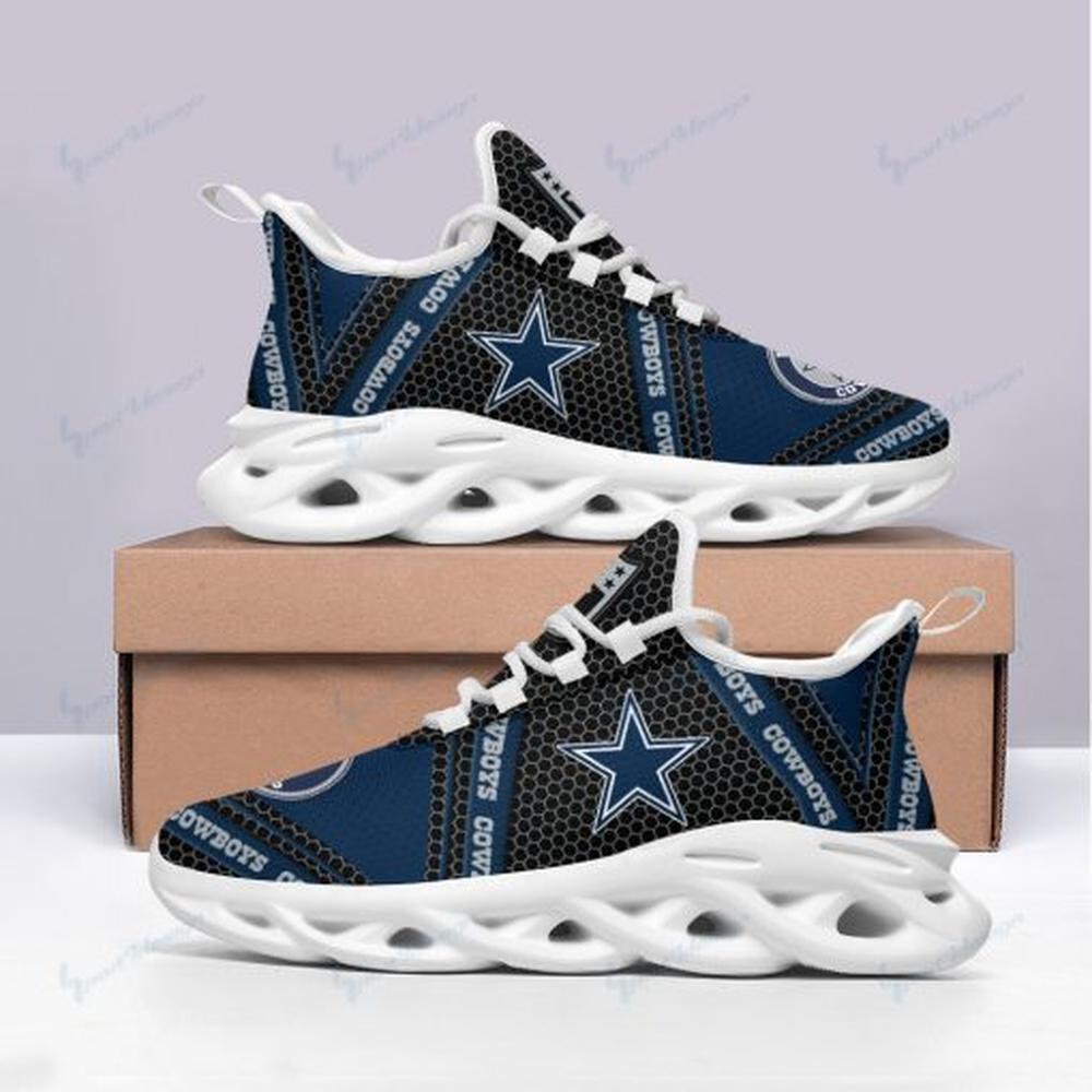 Ideafootwear Dallas Cowboys Max Soul Shoes Sneakers For Men And Women 106