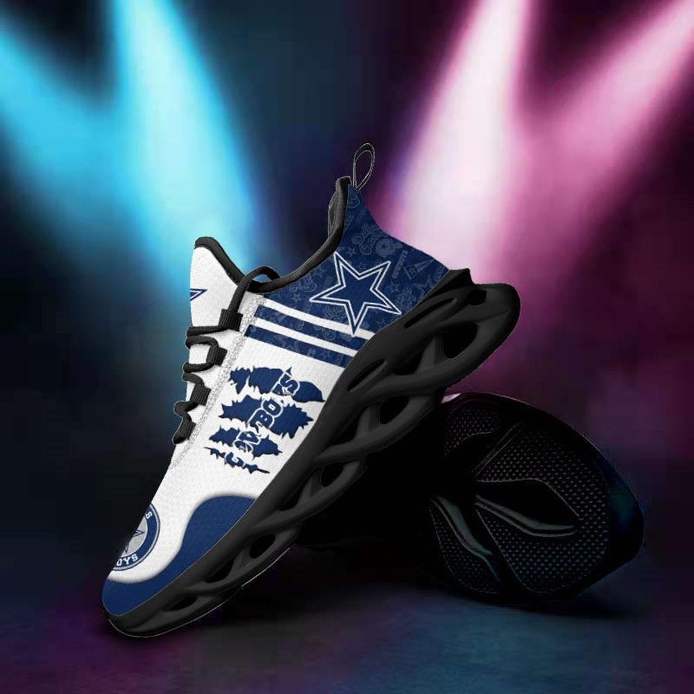 Ideafootwear Dallas Cowboys Max Soul Shoes Sneakers For Men And Women 4
