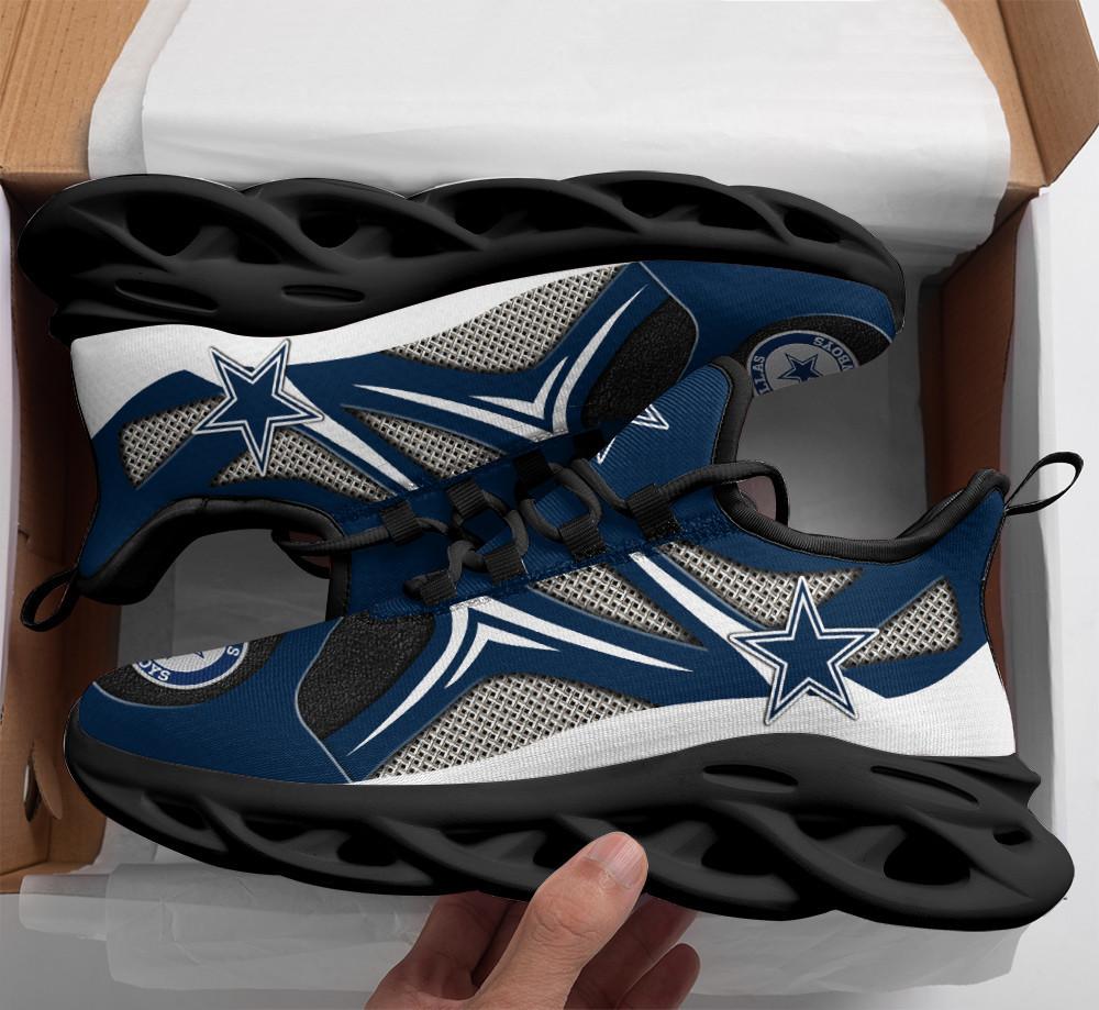 Ideafootwear Dallas Cowboys Max Soul Shoes Sneakers For Men And Women 119