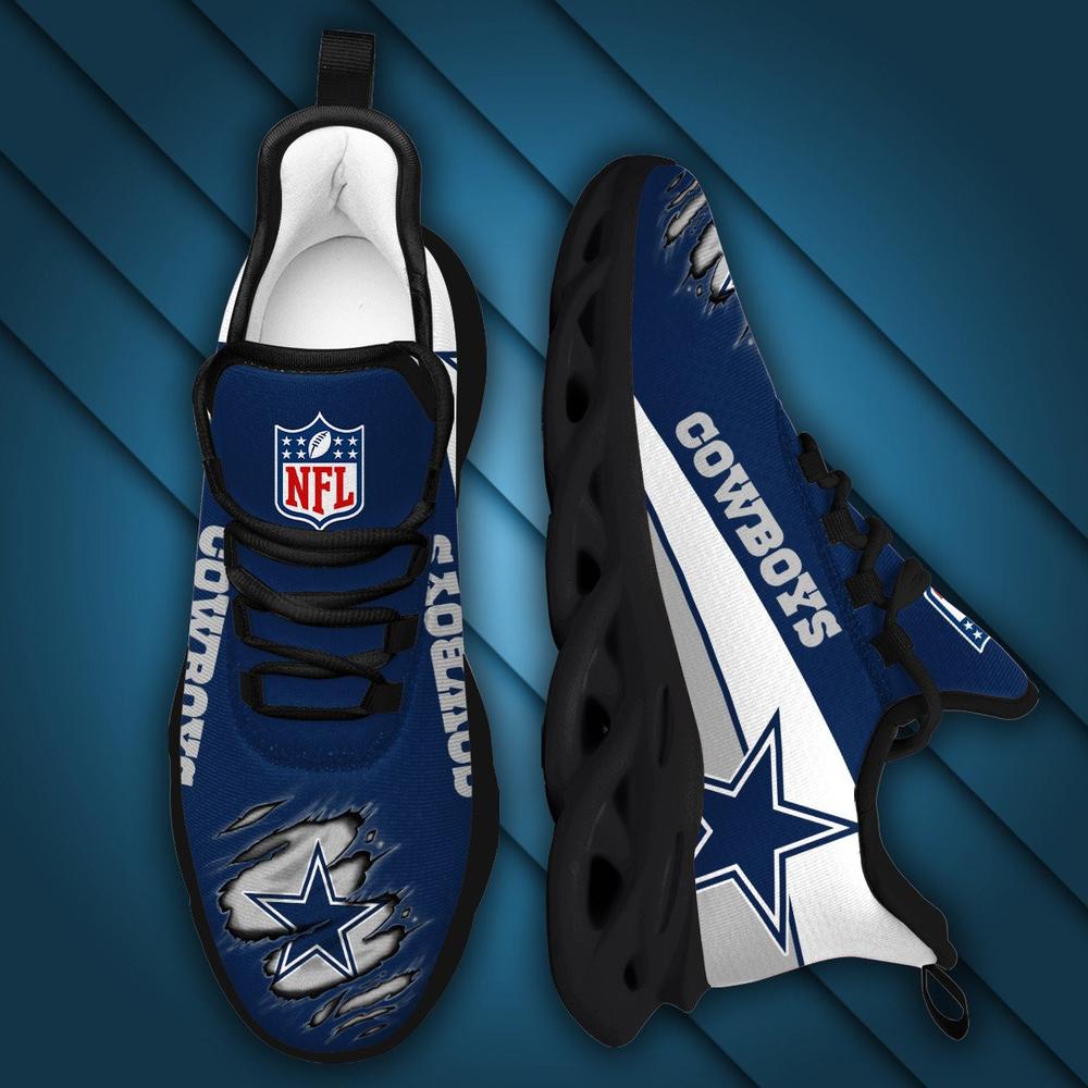 Ideafootwear Dallas Cowboys Max Soul Shoes Sneakers For Men And Women 49