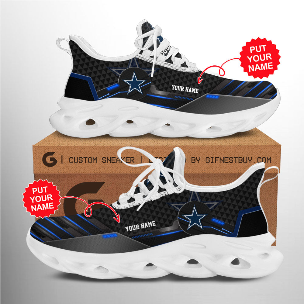 Ideafootwear Dallas Cowboys Max Soul Shoes Sneakers For Men And Women 146