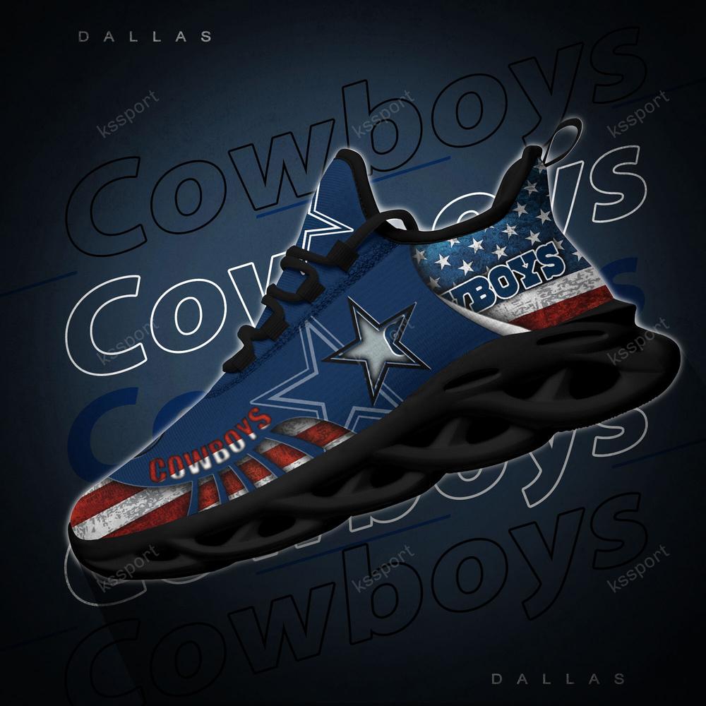 Ideafootwear Dallas Cowboys Max Soul Shoes Sneakers For Men And Women 127