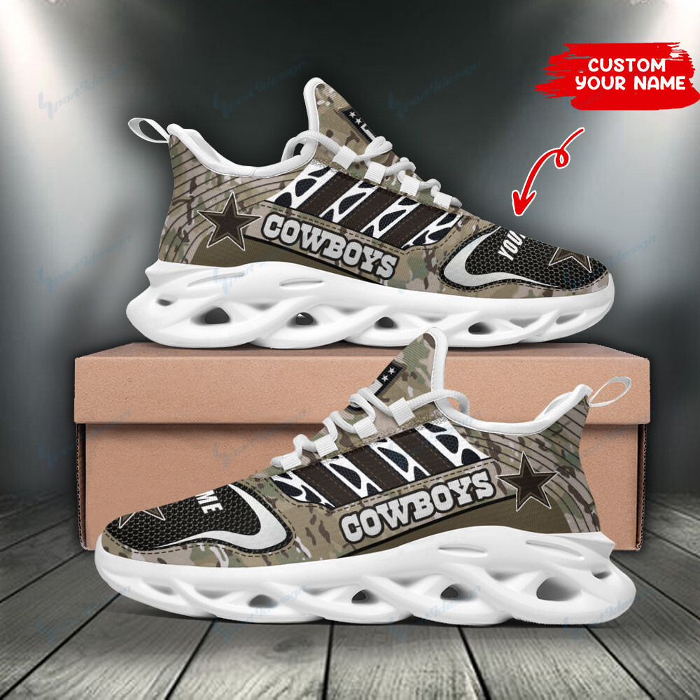 Ideafootwear Dallas Cowboys Max Soul Shoes Sneakers For Men And Women 232