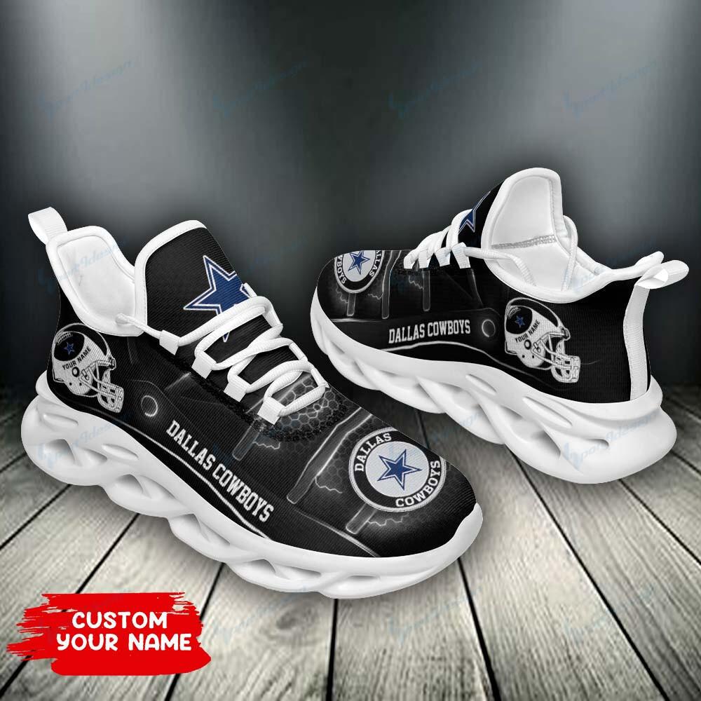 Ideafootwear Dallas Cowboys Max Soul Shoes Sneakers For Men And Women 192
