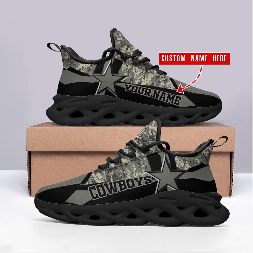 Ideafootwear Dallas Cowboys Max Soul Shoes Sneakers For Men And Women 218