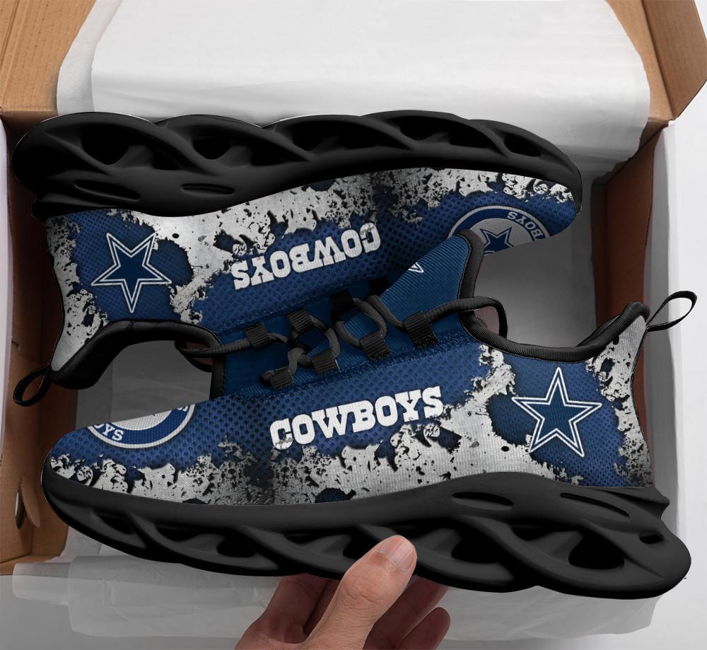 Ideafootwear Dallas Cowboys Max Soul Shoes Sneakers For Men And Women 86