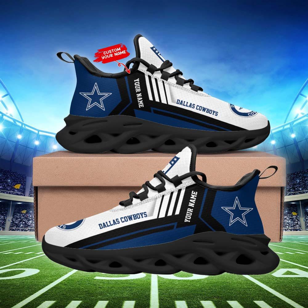Ideafootwear Dallas Cowboys Max Soul Shoes Sneakers For Men And Women 206