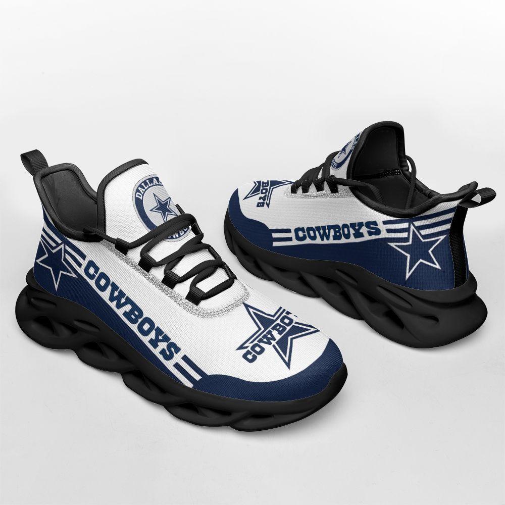 Ideafootwear Dallas Cowboys Max Soul Shoes Sneakers For Men And Women 39