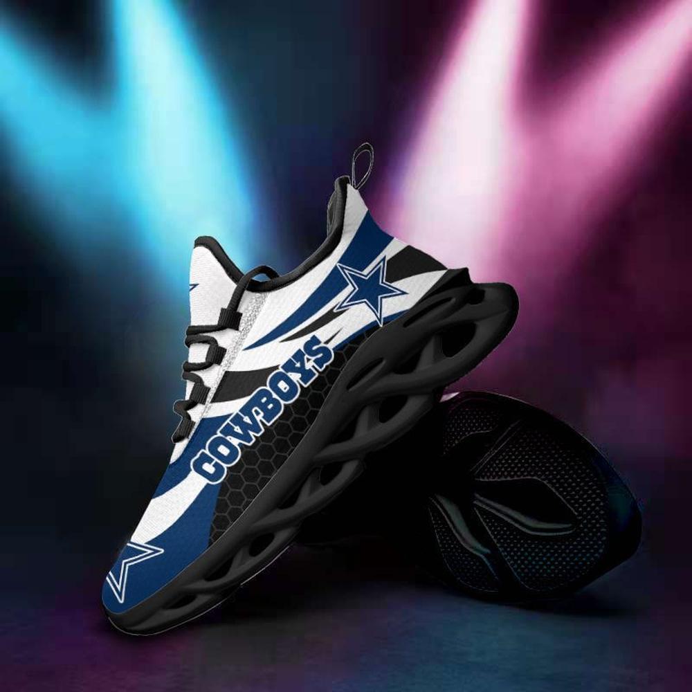 Ideafootwear Dallas Cowboys Max Soul Shoes Sneakers For Men And Women 10