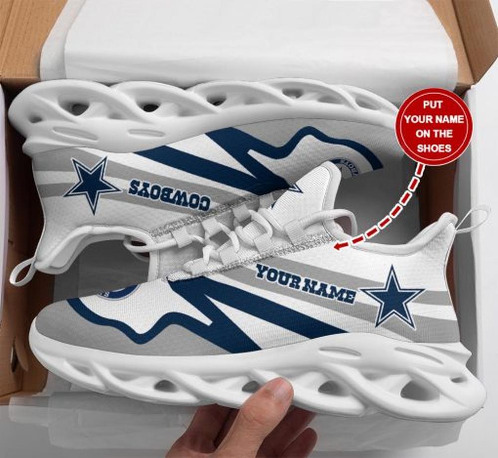 Ideafootwear Dallas Cowboys Max Soul Shoes Sneakers For Men And Women 242