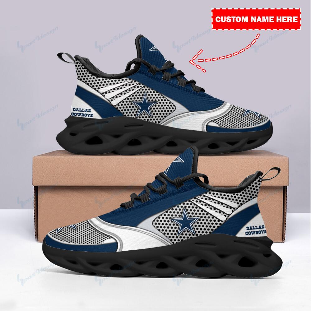 Ideafootwear Dallas Cowboys Max Soul Shoes Sneakers For Men And Women 168