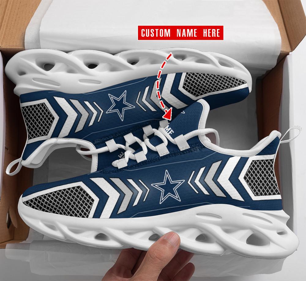 Ideafootwear Dallas Cowboys Max Soul Shoes Sneakers For Men And Women 196