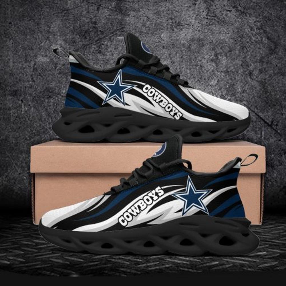 Ideafootwear Dallas Cowboys Max Soul Shoes Sneakers For Men And Women 303