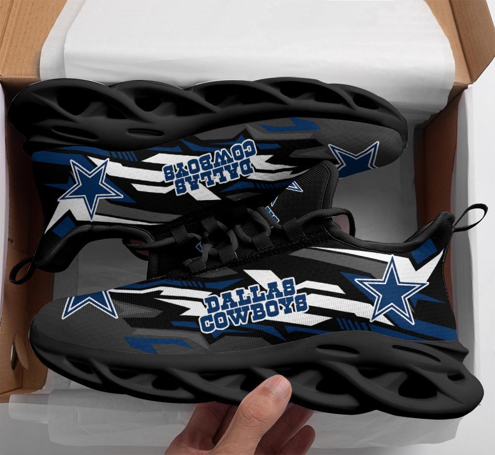 Ideafootwear Dallas Cowboys Max Soul Shoes Sneakers For Men And Women 35