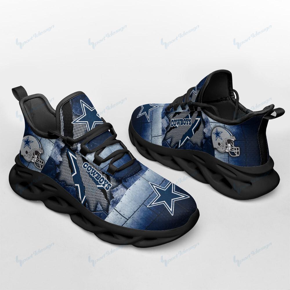 Ideafootwear Dallas Cowboys Max Soul Shoes Sneakers For Men And Women 110