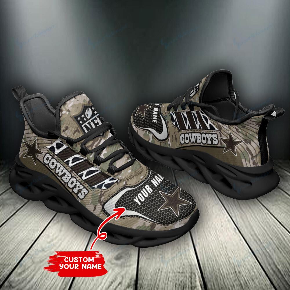 Ideafootwear Dallas Cowboys Max Soul Shoes Sneakers For Men And Women 232
