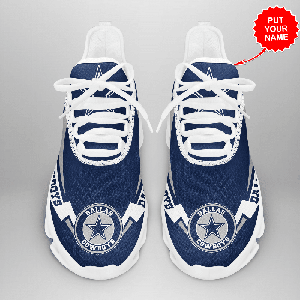 Ideafootwear Dallas Cowboys Max Soul Shoes Sneakers For Men And Women 258